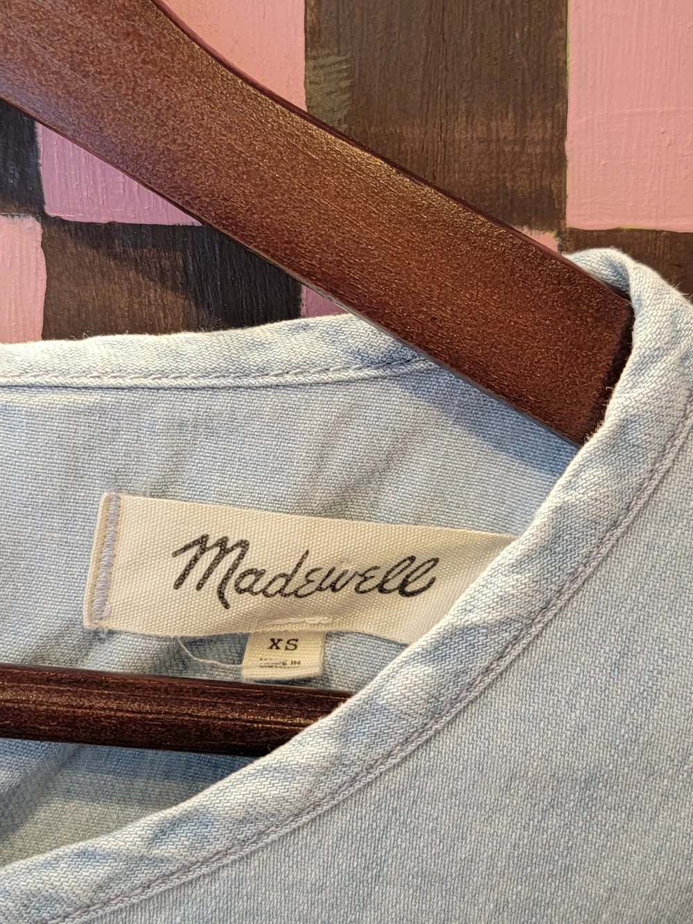 Madewell Denim Puff-Sleeve Shirt